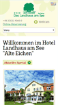 Mobile Screenshot of landhaus-alte-eichen.de